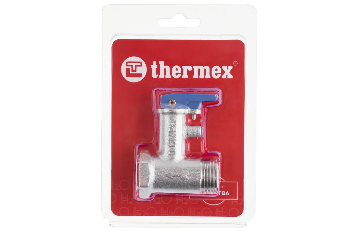 Thermex Клапан предохранительный 1/2' для бойлера, 6 бар, с ручкой, блистер