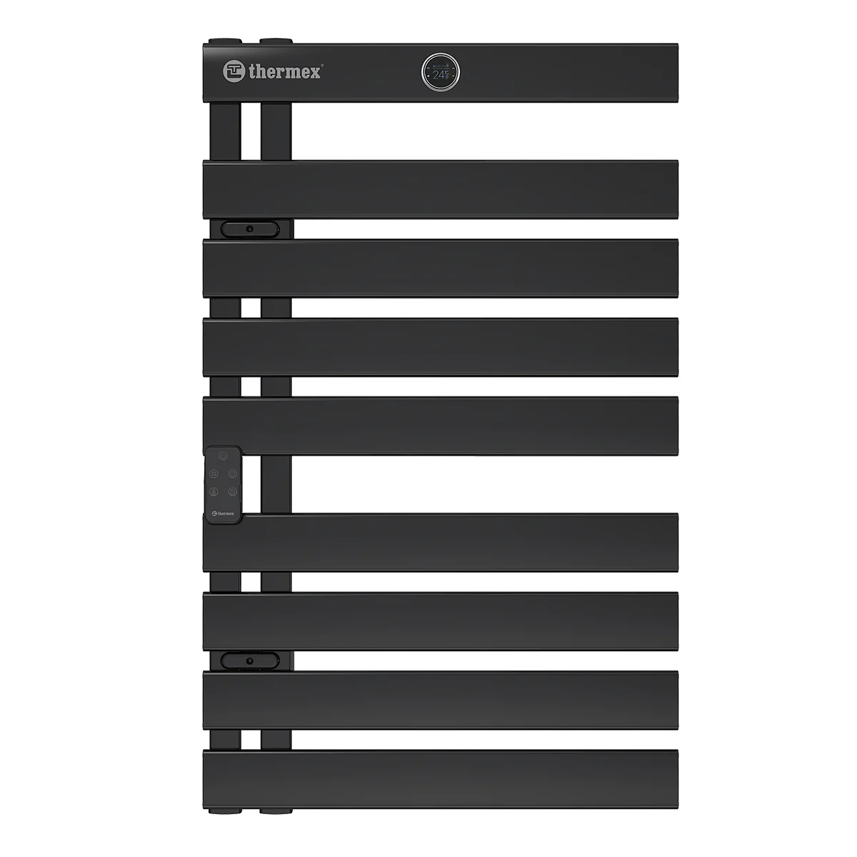 Thermex Полотенцесушитель электрический Njord Black, 425 Вт