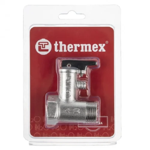 Thermex Клапан предохранительный 1/2' для бойлера, 8 бар, с ручкой, блистер